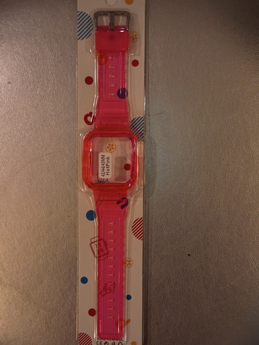 XOXO Hot Pink Kids Silicone Digital Watchband